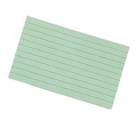 50 hojas de papel colorido de 3 x 5 pulgadas de ancho, con forro para tarjetas de estudio, tarjetas de notas, tarjetas de bolsillo para escribir, notas, diario, tarjetas de estudio