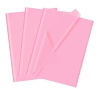 50 hojas de papel de seda rosa, 70 x 50 cm, papel de seda para envolver regalos, para rellenar Navidad, manualidades con flores, bricolaje, cumpleaños, boda, regalo, decoración