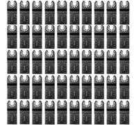 50 hojas de sierra oscilantes, cuchillas oscilantes de 35 mm, cuchillas profesionales universales de liberación rápida, cuchillas multiherramienta de corte de madera (negro)