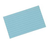 50 hojas de tarjetas de notas coloridas, 7, 6 x 12, 7 cm, fichas a rayas, tarjetas de aprendizaje, tarjetas de notas para oficina, útiles escolares, fichas a rayas, aprendizaje