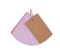 50 hojas de tarjetas de notas sin rayas con anillos de carpeta, tarjeta de vocabulario, tarjeta de estudio, tarjetas de notas de 8.9 x 5.1 cm, para estudiar, anotar, tarjetas de estudio multicolor
