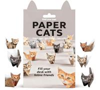 50 hojas DIY Origami Papel Gatos Kit, 3D Gato Paper Cats Origami Set Animal Hecho a Mano Papel de Origami para Adultos Niños Amantes de los Gatos Oficina Decoración Escritorio Regalos de Navidad