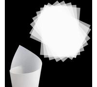 50 Hojas Papel de Calco DIN A4, 130 g/m² Papel Vegetal A4, Papel de Calco Imprimible Transparencia, Papel de Dibujo Translúcido, Papel de Caligrafía para Patrones de Costura Imprimir Dibujos