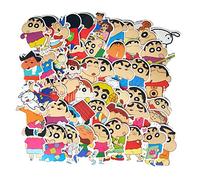 50 hojas/paquete de dibujos animados divertidos Crayon shin-chan Anime pegatinas Trolley case coche eléctrico impermeable PVC coche pegatina