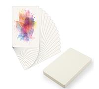 50 hojas Tarjetas Acuarela en Blanco, 12x18 cm Tarjetas Papel Acuarela Watercolor Paper Watercolor Cards para Principiantes Artistas Adultos Niños Estudiantes Pintura