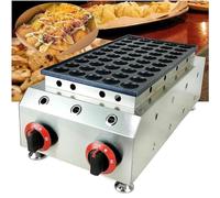 50 Holes LPG Gas Nonstick Waffle Maker, Air pressure 2800Pa, 50 pieces/can be made in 3~5 minutes, for Home Or Commercial Use