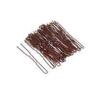 50 horquillas onduladas en forma de U para moños y recogidos, con caja de almacenamiento, accesorios ideales para el cabello para mujeres, señoras y niñas