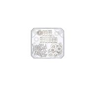 50 imanes / 4 soportes para imanes con clip /Ganchos magnéticos / Imanes de ojal / Imanes de cabeza avellanada