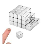 50 imanes cuadrados pequeños, imanes de pizarra blanca para nevera, oficina, cocina, manualidades, herramienta de bricolaje, bloques magnéticos rectangulares multiusos para manualidades, cocina