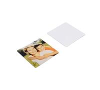 50 imanes de sublimación en blanco, 5,5 x 5,5 cm, imanes decorativos para pizarra blanca, imanes personalizados para cocina, oficina, pared, decoración, bricolaje