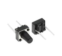 50 interruptores táctiles de botón de 2 pines centrales, 6 x 6 x 4,3/5/6/7/8/9/10 mm, 6 x 6 x 4,3, 6 x 6 x 5, 6 x 6 x 6, 6 x 6 x 7, 6 x 6 x 8, 6 x 6 x 9, 6 x 6 x 10(6X6X8MM)