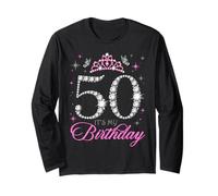50 It's My Birthday 50 Years Old Fiesta de 50 cumpleaños Manga Larga