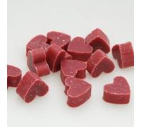 50 jabones pequeños con forma de corazón (Leche de oveja Invierno Mágico