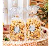 50 juegos de bolsas de palomitas de maíz con texto en inglés "He Popped the Question", recuerdos de fiesta de compromiso, regalos de fiesta de compromiso, regalos de boda, bolsas de golosinas y