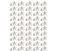 50 juegos de remaches de estrella de metal, kit de remaches de cuero, accesorios para manualidades, púas de artesanía en cuero, tachuelas de cuero para ropa, bolsos, cinturones (Plata)