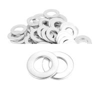 50 juntas de tapón de drenaje de aceite, arandela de tapón de aceite de motor de aluminio de 14 mm con sellado duradero, OEM #94109-14000 tapón de drenaje de aceite compatible con Honda