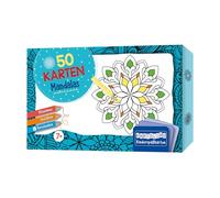 50 Karten zum Ausmalen - Mandalas: Mitnehmen, gestalten, verschenken