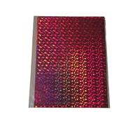 50 láminas de estampación en caliente for laminado, transferencia de laminado for impresora láser Elegance, 21 x 29 cm, A4(Red glass broken)