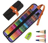 50 Lapices de Colores para dibujo profesional, lapiz para colorear de pinturas y Bosquejo Material de dibujo Set, Incluye sacapuntas, Conjunto Ideal para Adultos y Niños