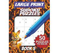50 Large Font Sudoku Puzzles for Adults Seniors Young Adults and Teens - Book 5: Large Print, Easy-to-Read Format, Improve memory, focus, and ... Large Print Sudoku Puzzle Book Series)