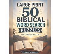 50 Large-Print Psalms Word Search Puzzles: BEST-LOVED PSALMS (The Good Word Search)
