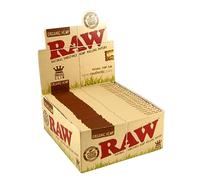 RAW Papel de fumar King Size Slim – cáñamo orgánico natural – 50 libros