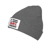 50% Mamá 50% Papá 100% Hombre Mujer Gorro Invierno Transpirable Gorros con Vuelta Grueso Skull Cap para Ciclismo Al Aire Libre Deportes