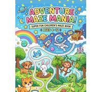 50 Mazes for Kids Ages 4-12,Fun Maze Puzzles to Build Problem-Solving, Focus, and Fine Motor Skills - Perfect Activity Book for Car Rides, Homeschool, ... Early Learning, Patience, and Confidence