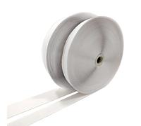 50 Metros/Belcro Adhesivo - Sólo Una Cara: Gancho - Cinta de Cierre para Pegar Cortinas, Alfombras, Telas, Mosquiteras, Cuadros, Adhesivo Fuerte, Hook and Loop, (2x25M Blanco Gancho, 20mm)