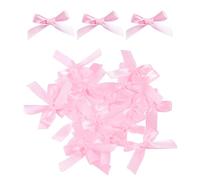 50 Mini Lazos de 4 cm Color Rosa - Decoraciones Lindas para Manualidades, Regalos y Más