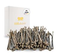 50 mini pinzas de pelo Bobby Pins Beige para Blonde pelo 3,4 cm en Caja Blanca de pelo todos los liebst