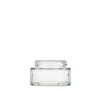 50 ml tarro 'Clear Edition', vidrio, boca: cierre de rosca