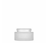 50 ml tarro 'Edición Platino', vidrio, esmerilado, boca: cierre de rosca