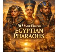 50 Most Famous Egyptian Pharaohs: An Illustrated Introduction to Ancient Egypt’s Greatest Kings and Queens for Kids (Historic Leaders Every Kid Should Know)