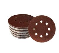 50 muelas abrasivas con velcro Ø 125 mm grano 40 para amoladoras excéntricas 8 Loc