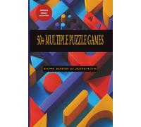 50+ Multiple Puzzle Games: Sudoku, Wordsearch, Numbersearch and Maze for Adults | 6x9 inch 120 pages | Mind Puzzles - Activity Book for Adults and Seniors