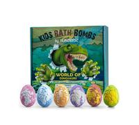 50% Off- Bath Bombs for Kids with 6PCS Surprise Dinosaur Toys InsideOrganic and Natural Bubble Bath Fizz Spa Bath Bomb Set Gift
