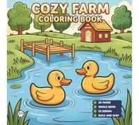 50 Pages Cute Farm Animals Coloring Book Gift for Kids Boys Girls Teens Children Youth: Country Farm Animals Cow Sheep Coloring Sheets for Farmers ... Ages Stress Relief Relaxation Coloring Pages
