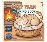 50 Pages Cute Farm Animals Coloring Book Gift for Kids Boys Girls Teens Children Youth: Country Farm Animals Cow Sheep Coloring Sheets for Farmers ... Ages Stress Relief Relaxation Coloring Pages