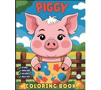 50 Pages Single Sided Cute Pig Coloring Book Gift for Adults Men Women Kids Young Boys Girls Teens Bold and Easy Simple Stress Relief Cozy Farm Pig ... Children Awesome Pig Family Coloring Sheets