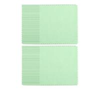 50 paños prácticos de limpieza de joyas, 17 opciones de color, accesorios de pulido de joyas para varias pulseras, paño de pulido de metal