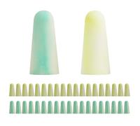 50 Pares de Tapones para Oídos para Dormir, Reducción de Ruido 35 dB SNR, Espuma Suave y Cómoda, Incluye Funda de Transporte de Aluminio, para Viajes y Ambientes Ruidosos,Para Protección auditiva