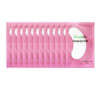 50 pares GreenLife 100% Naturel extensin de pestaas debajo de los ojos almohadillas de gel kit de parches de colgeno con hidrogel de aloe vera