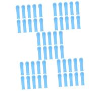 50 Pcs Accesorios para orejas reemplazo de cuchara Palillo de oreja ear wax cleaner earwax cleaner limpiador accesorio removedor de cerumen accesorio para quitar gel de sílice FRCOLOR