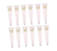 50 Pcs Bolsa De Embalaje De Flores Mangas De Flores Para Ramos Manga De a De Una Sola Rosa Bolsas De Para Ramos Papel Papel De Sola Flor