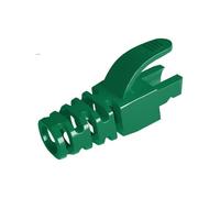 50 Pcs Cat5 Cat5E Cat6 Strain Relief Boot, RJ45 Plug Connector Cover Modular Network Plug Connector Cap Cable Connector Boots, Green