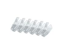 50 Pcs Cat7 Cat7A Cat8 Strain Relief Boot, RJ45 Plug Connector Cover Modular Network Cap, Cable Boots, Transparent