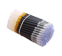 50 Pcs Gel Pen Refills Black/Blue/Red Inks 0.5mm Replaceable for Students Teacher Black/blue/red Ink Writing for Office School