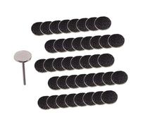 50 Pcs Hojas Para Pulir Uñas Herramientas Removedoras Calcomanías De Mesa De Deshierbe Almohadilla Kit De Detallado De Coche Accesorios Plantas Clips Coleteros Pro Acero Inoxidable jojofuny