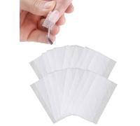 50 pcs Kit de Extensión de Uñas de Fibra,Fibra Extensión de Uñas de Acrilico,Manicure Consejos de Acrílico de Seda Uñas,Seda y fibra de vidrio para manicura y pedicura,Accesorios de Extensión de Uñas